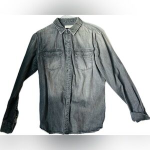 Charcoal Western inspired All Saints Collared Shirt
